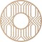 Ekena Millwork Empire Wood Fretwork Pierced Ceiling Medallion, Alder, 26"OD x 9 1/2"ID x 1/4"T CMWP26X26X0250EPAL - alternate 2